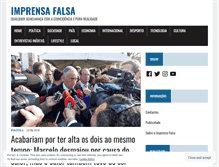 Tablet Screenshot of imprensafalsa.com